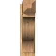 thumbnail image 2 of Ekena Millwork 8"W x 28"D x 28"H Funston Rough Sawn Craftsman Outlooker, Western Red Cedar, 2 of 4