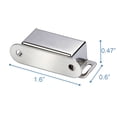 thumbnail image 2 of Gustave 10 Pack Magnetic Door Catch Stainless Steel Cabinet Magnetic Catches Magnets for Kitchen Drawers Cupboards Closets, 2 of 7