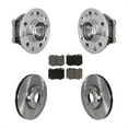 thumbnail image 1 of Transit Auto Front Hub Bearing Assembly Disc Brake Rotors and Ceramic Pads Kit for Car Mercedes-Benz C300 C350e KBB-133381, 1 of 11
