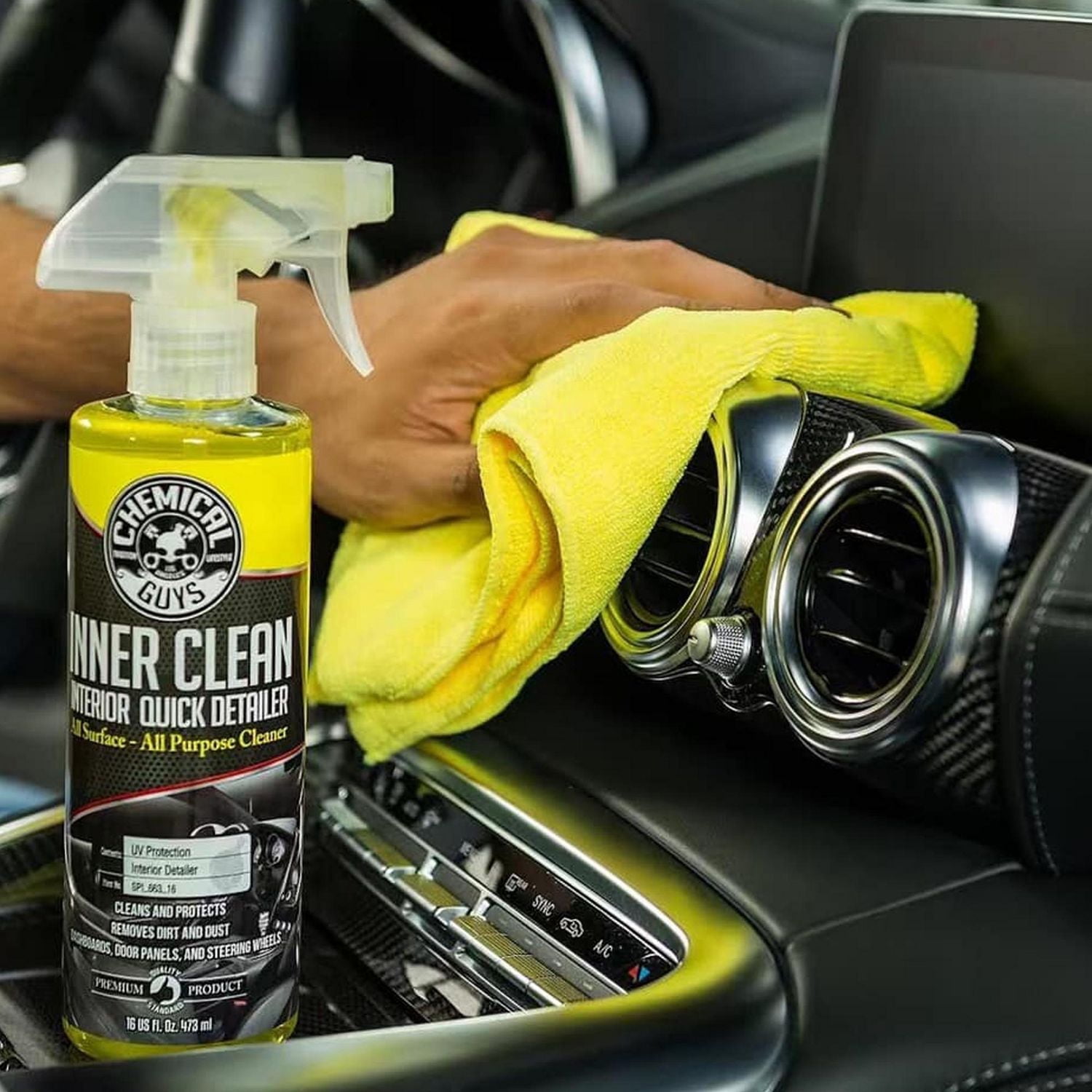CHEMICAL GUYS INNERCLEAN INTERIOR QUICK DETAILER AND PROTECTANT, INTERIOR DETAILER