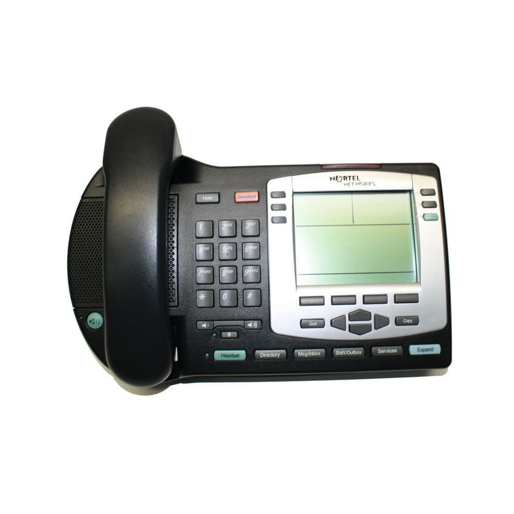 Nortel Networks NTDU92BC70 i2004 IP VoIP Phone Charcoal LCD Bezel w/o