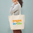 thumbnail image 5 of CafePress - Organ Is My Life Tote Bag - Unisex Canvas Tote Bag, Beige, 1-Piece, 5 of 9