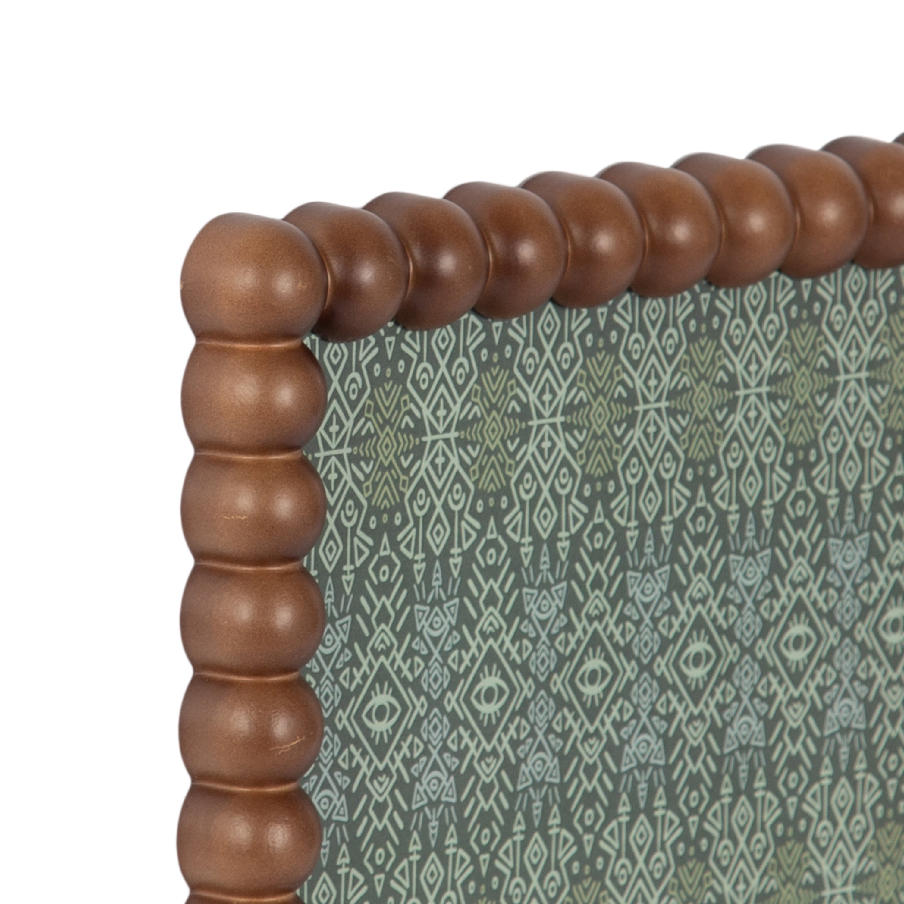 DesignOvation – 8x10 Picture Frame – Beaded Medium Walnut Tabletop Photo Frame