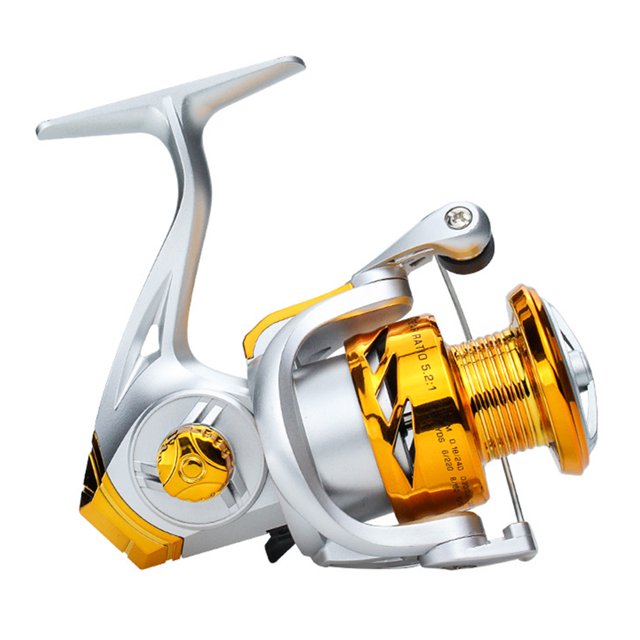 Carrete De Pesca Carrete de pesca Movimiento de metal Carrete de bobina de pesca Pesca resistente al desgaste (NF7000) Likrtyny Para Estrenar