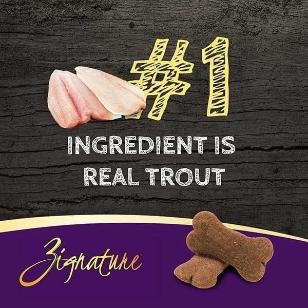 Zignature Limited Ingredient Ziggy Bar Dog Biscuits: 1 Turkey, 1 Lamb & 1 Trout