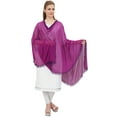 thumbnail image 4 of Phagun Indian Women Chiffon Dupatta Neck Wrap Long Stole Scarves Chunni-Plum, 4 of 5