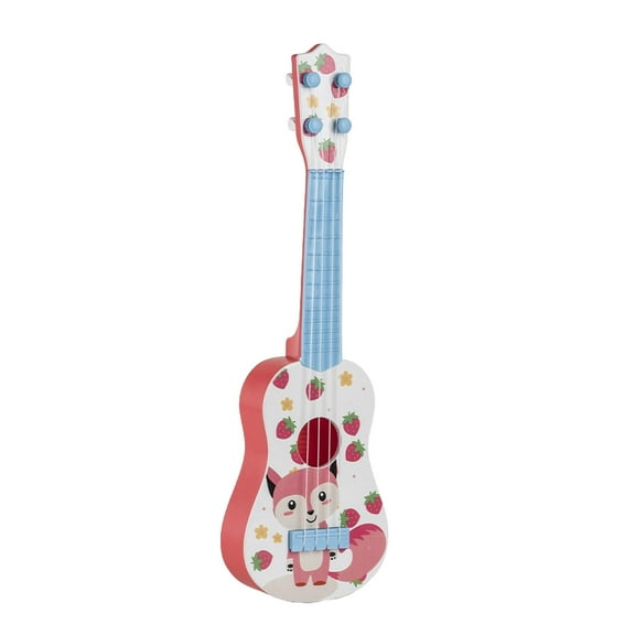 Chmadoxn 16 Inch Toy Guitar for Kids Toy Ukelele with Pick Mini Guitar for Toddler Beginners Instruments Educational Learning Toy for Boys Girls Ages 3-6