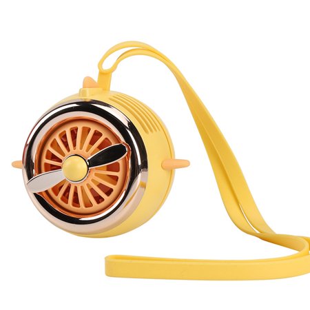 

RHWHOGLL Leafless Mini USB Portable Fan Pocket Portable Mini Charging Fan Leafless Hanging Neck Small Fan