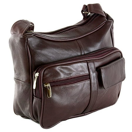 Mens Wallet - Women&#39;s Leather Organizer Purse Shoulder Bag Multiple Pockets Cross Body Handbag ...