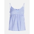 thumbnail image 6 of Joyspun Women's Flannel Cami w/ Self Ruffle Sleep Top, Sizes XS to 2X, 6 of 6