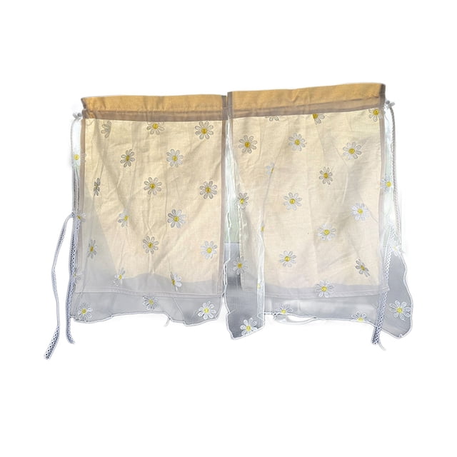 B-810 B Baby Double Open Car Lace Sunshade Curtain Side Window Embroidery Sun Protection Window Shade