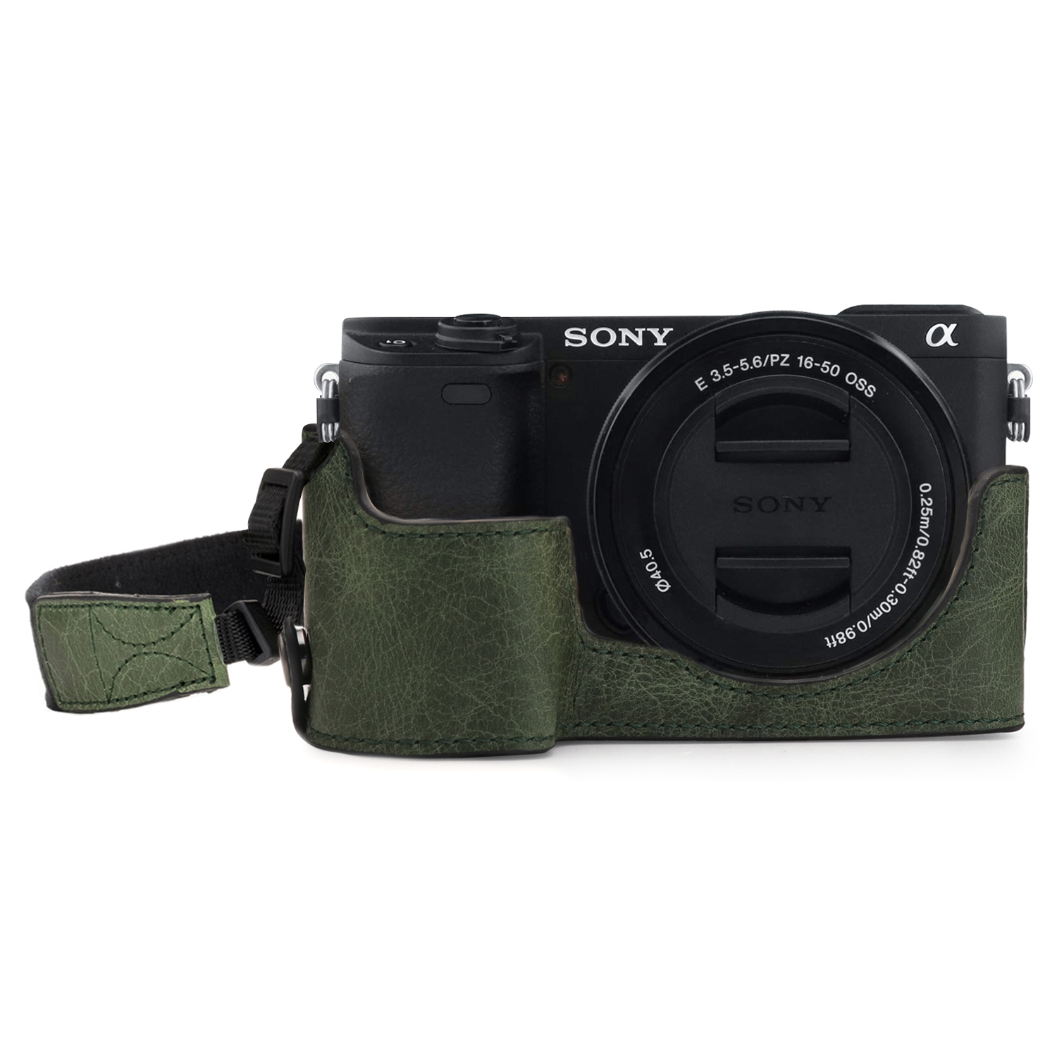 MegaGear MG1644 Ever Ready Genuine Leather Camera Half Case compatible