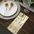 Efavormart 24 Pack | Gold / Clear Glittered European Plastic Utensil ...