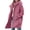 Rose Red, variant on sicmoss Women's Yellow Single Breasted Long Wool Coat, Hooded Winter with Pockets