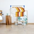 thumbnail image 4 of BFSAUHA Portable Adjustable Folding Clothes Drying Rack Space Saving Indoor/Outdoor Laundry Stand, 4 of 5