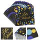thumbnail image 1 of IFANLANDOR 40Ud Servilletas Desechables Para Graduación De Pasta De Madera Con Impreso Negro Para Fiestas Y Cocina, 1 of 5