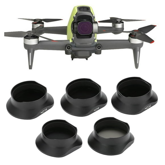 Drone Camera Lens Filter Set, 5pcs Oilproof Hardened ND4 ND8 ND16 ND32 CPL Filter Kit For FPV Drone