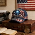 thumbnail image 6 of 250th Anniversary Hat America 250 Merchandise Blue, Fashion Cap for Men Women Unstructured 1776-2026 4th of July Veterans Day, 6 of 6