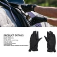 thumbnail image 3 of Gants d'Équitation, Gants d'Hiver pour Équitation, Gants Antidérapants pour Cyclisme Randonnée Course Sports Extérieurs Conduite Vélo Entraînement Jardinage, 3 of 7