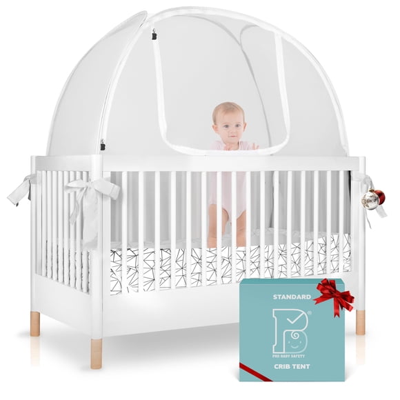 Crib Tent Pro Baby Safety, de malla fina, plegable, con toldo, 140 x 74 x 140 cm
