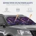 thumbnail image 4 of Haiem Lilac Car Windshield Sun Shade (2 Pieces) Foldable Windshield Sun Shade Car Accessories for Truck SUV Pickup-Large, 4 of 7