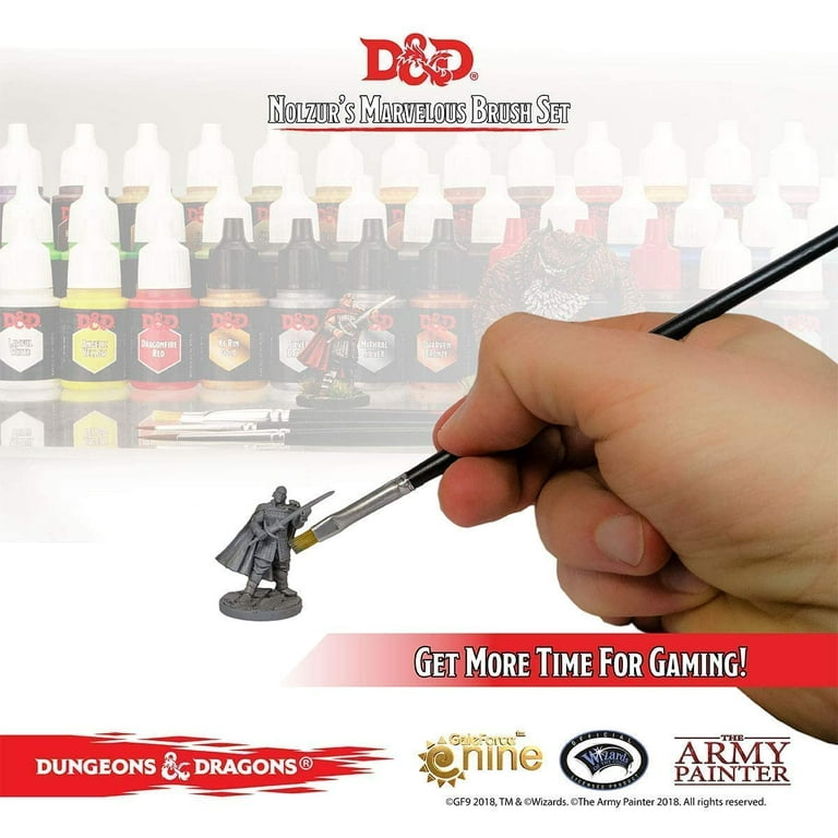 The Army Painter Hobby: 3pcs Basecoating - Hobby Brush Set with Synthetic  Taklon Hair - Base Colouring Paint Brush for Wargames, Fine Detail Paint