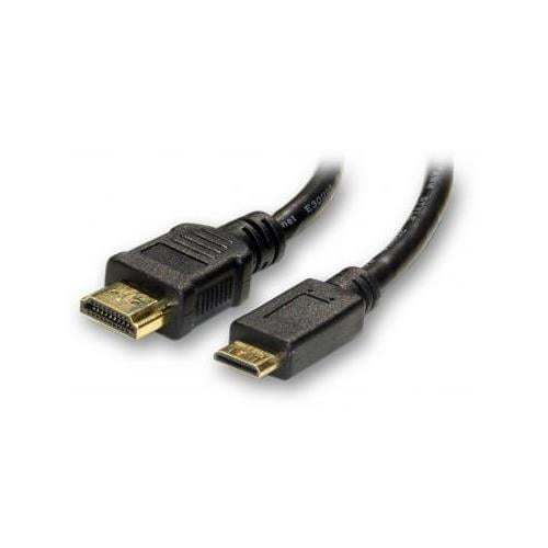 Cable HDMI para Sony hdr-cx505vemini Clongitud 1,5mdorado