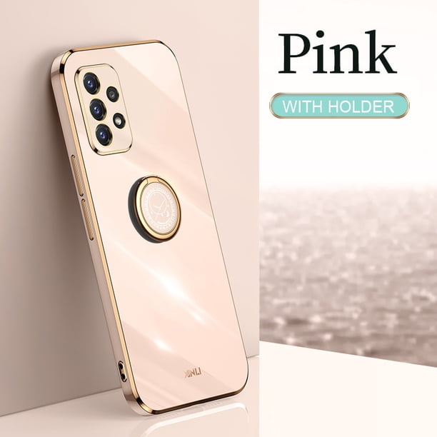 Funda de teléfono con marco cuadrado chapado para Samsung Galaxy A72 A52 A32 4g A22 A53 5g A 72 52 32 22 2021 funda trasera de silicona de lujo Tan Jianjun unisex