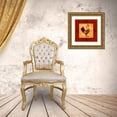 thumbnail image 3 of Eisner, Viv 20x20 Gold Ornate Wood Framed with Double Matting Museum Art Print Titled - Decorative Rooster I, 3 of 4