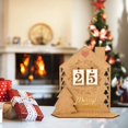 thumbnail image 2 of Calendario de Adviento de madera para Navidad, cuenta atrás, árbol de Navidad, alce, decoración de Feliz Navidad, escritorio del hogar, regalo de Año Nuevo, 2 of 4