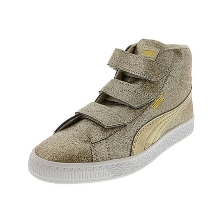 

Puma Basket Mid Strap Glitz Birch Mid-Top Fashion Sneaker - 10.5M