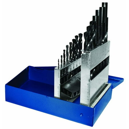 

Century Drill 24035 Black Oxide Industrial High Speed Steel Drill Bit Set 15pcs