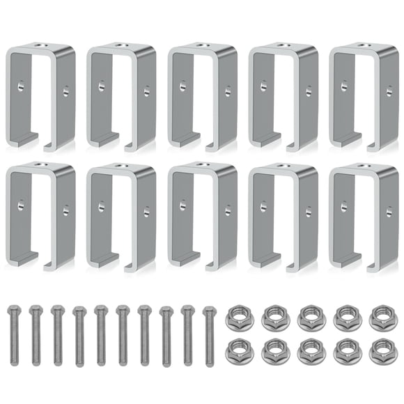 10 Pack Strut Channel Trolley Track Hanger Bracket for UNISTRUT P1834-EG 1-5/8 Intermediate Support Hange Bracket for All 1-5/8" Channel Trolley Trac