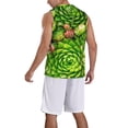 thumbnail image 2 of Xecao Cactus And Succulents print basketball shirt for both men and women, a unisex basketball jersey perfect for theme parties-X-Large, 2 of 6