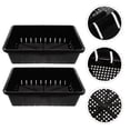 thumbnail image 4 of 2pcs Plastic Garden Growing Trays Starter Propagation Trays (Black), 4 of 6