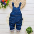 thumbnail image 6 of LIhncine Baby Toddler Boys Adjustable Denim Pants Kids Denim Overalls Jumpsuits Cute Outdoor Bib Shortalls Jean Overalls, 6 of 6