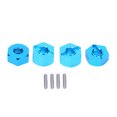 thumbnail image 4 of RC Hex Mount, Remote Control Car Parts Aluminum Alloy RC Hex Mount RC Hex Mount Coupler RC Car Parts  For Assemble The Parts For Remote Control Car Blue, 4 of 8