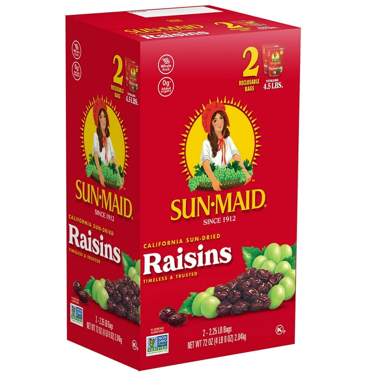raisin2  Sun-Maid California Sun-dried Raisins, 2.25 lbs, 2-Count