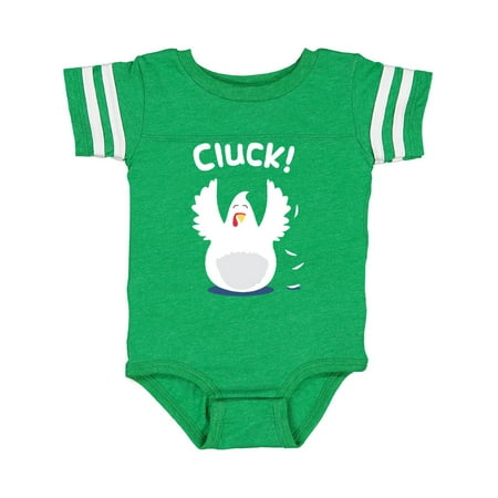 

Inktastic Chicken Barnyard Farm Cluck Gift Baby Boy or Baby Girl Bodysuit