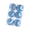 thumbnail image 2 of 6 Piezas Adornos Navideños Strade Fareast Limited Bolas Irrompibles Azul Claro 8cm, 2 of 8