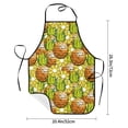 thumbnail image 2 of Rocae Tropical Summer Fruit for Kitchen Aprons for Women Adjustable Cooking Kitchen Chef Apron for Men with Pockets, 2 of 7