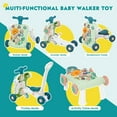 thumbnail image 6 of Ealing 6 in 1 Baby Push Walker for Boys, Kids Activity Center Early Learning Walker Gift for Infant 12 Months, 6 of 7