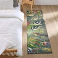 thumbnail image 6 of Runner Area Rug Soft Non-Slip Washable Carpet for Hallway Bedroom Living Room Home Decor 2"x6" Various Birds on Wooden Fence, 6 of 8
