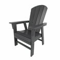 thumbnail image 4 of WestinTrends Malibu Adirondack Patio Dining Chairs, All-Weather Poly Lumber, Ergonomic Seat, 330-lb Capacity (Set of Two) , Gray, 4 of 9