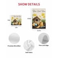 thumbnail image 7 of Spring Kitchen Dish Towels for Drying Dishes Set of 3, Farmhouse Birds Cages Eggs Botanical Flowers Waffle Weave Microfiber Hand Tea Bathroom Towels Quick Dry & Absorbent Towel 15.7x23.6, 7 of 7