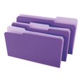 thumbnail image 1 of Universal 10525 Colored File Folders- 1/3 Cut- One-Ply Top Tab- Legal- Violet/Lt Violet- 100/Box, 1 of 4