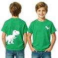 thumbnail image 2 of BOOMNY Baby Boys Short Sleeve T-Shirts Crew Neck Cartoon Dinosaur Graphic Tee Tops for Boy Soft Dailywear, 2 of 3