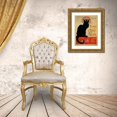 thumbnail image 3 of Steinlen, Theophile 15x18 Gold Ornate Wood Framed with Double Matting Museum Art Print Titled - Tournee du Chat Noir, 3 of 4