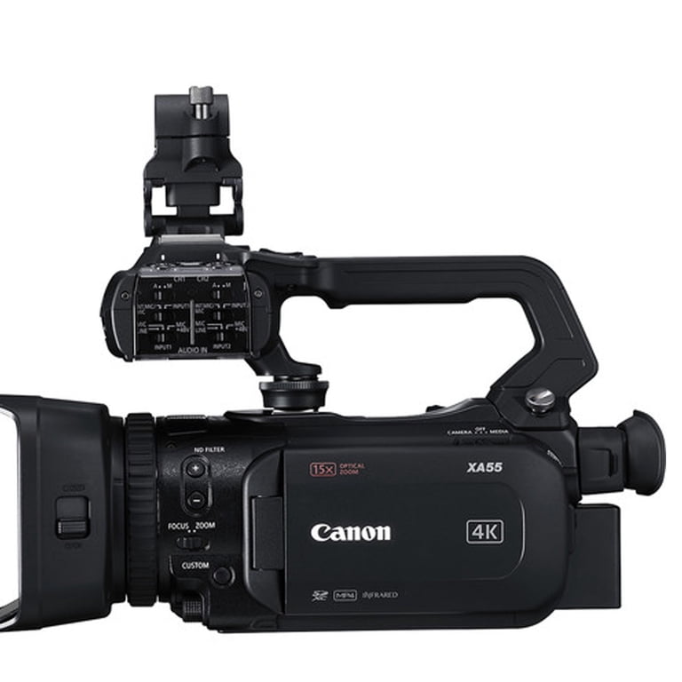 Canon XA55 Professional UHD 4K30 Camcorder + 256gb Memory + LED