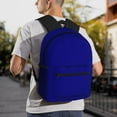 thumbnail image 6 of Pofeuu Navy Print Laptop Backpack Travel Canvas Backpack for School Lightweight and Comfortable Backpack College Backpack Schoolbag, 6 of 6